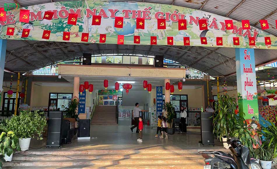 Hệ thống âm thanh Trường Mầm Non An Thịnh - Bắc Ninh