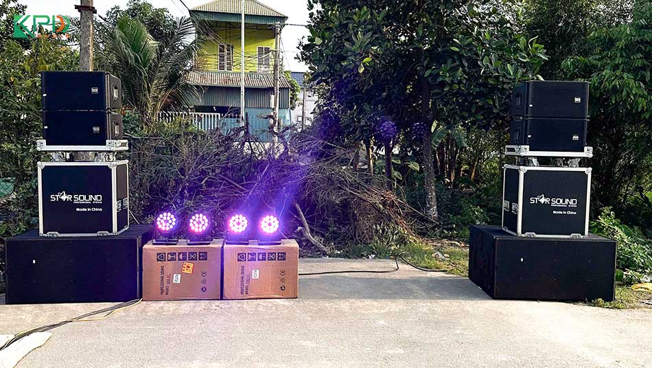 Dàn âm thanh đám cưới cho anh Thanh ở Hà Nam