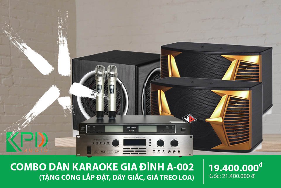 Dàn karaoke gia đình A-002 giá rẻ tại Khang Phú Đạt Audio